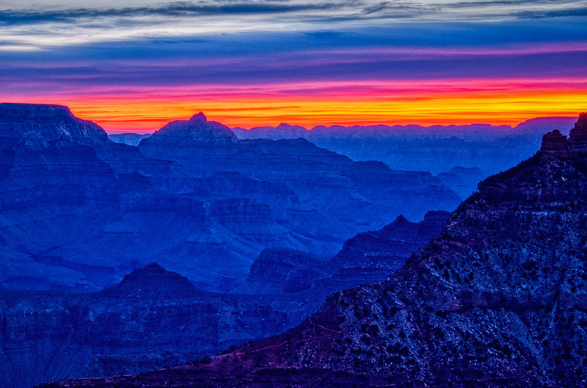 November dawn, Grand Canyon from Mather Point (2002)