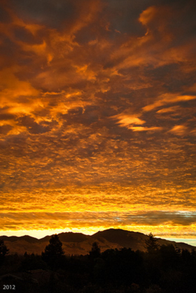 October Sunrise over Mt. Diablo