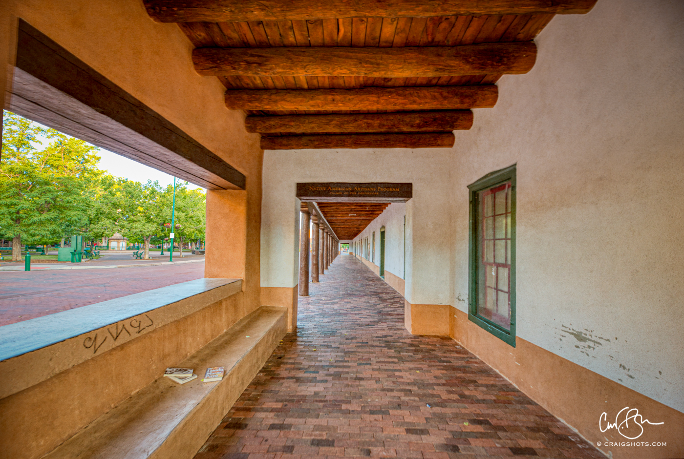 July 17:  Early Morning at the Palace of the Governors, Santa Fe
