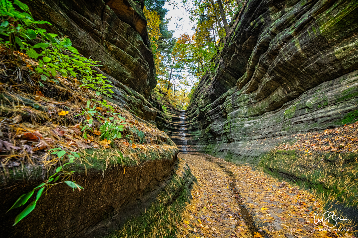 Oct 23: Dead End Canyon, Starved Rock State Park, Illinois