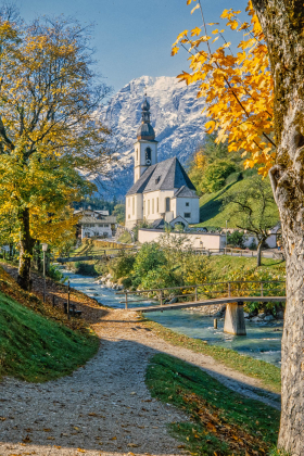 Parish church of St. Sebastian, Ramsau bei Berchtesgaden, Germany