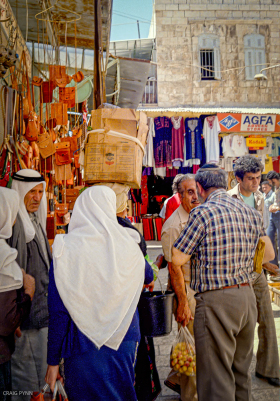 Jerusalem bazaar.