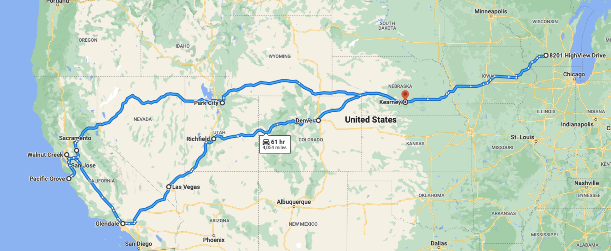 Road Trip! Wisconsin to California and Back